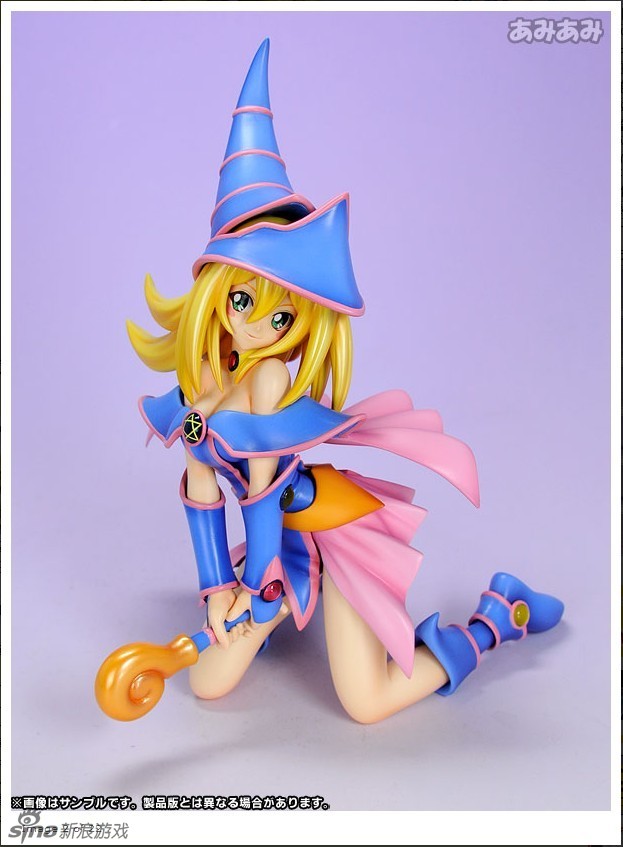 pvc黑色魔术师女孩有爱手办