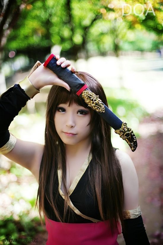 《生死格斗(doa)》小霞激萌cosplay赏