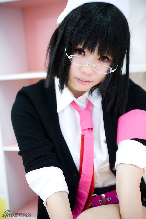 「无头骑士异闻录」巨乳眼镜娘杏里变身性感护士