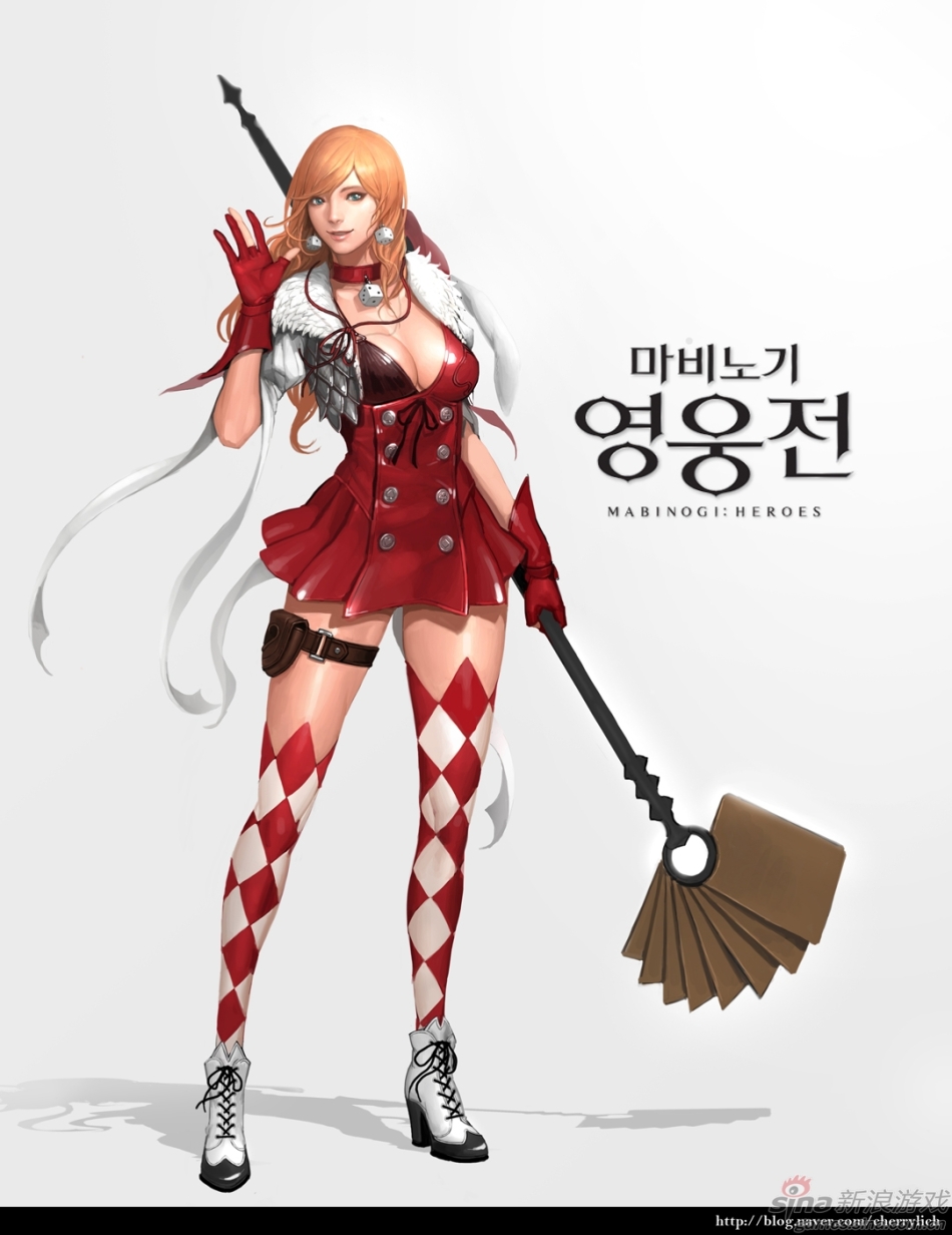 【新网游】图片专辑 > 《洛奇英雄传》玩家手绘美女950_1232竖版 竖屏