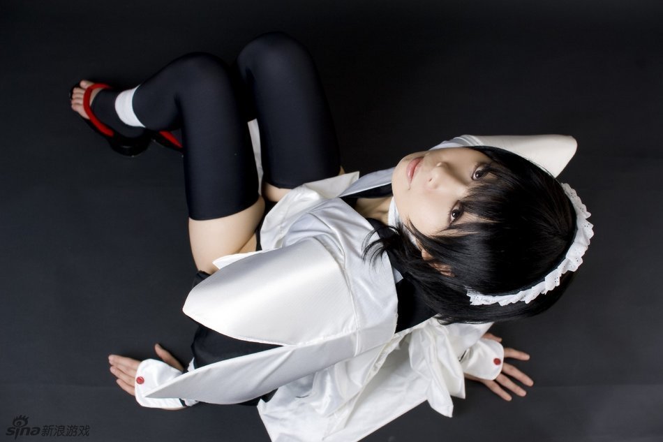 《侍魂》性感双刀娘女仆伊吕波cosplay