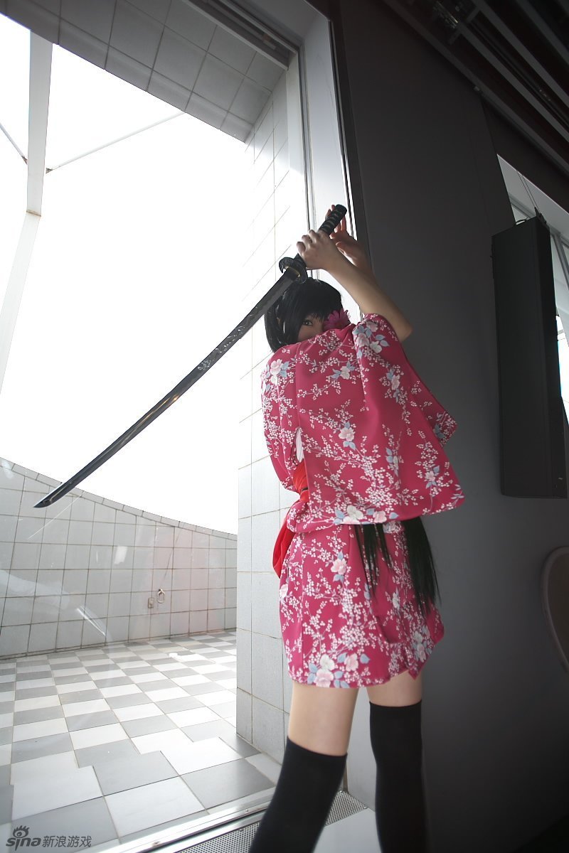 沙谷酱cos回顾银魂女装柳生九兵卫