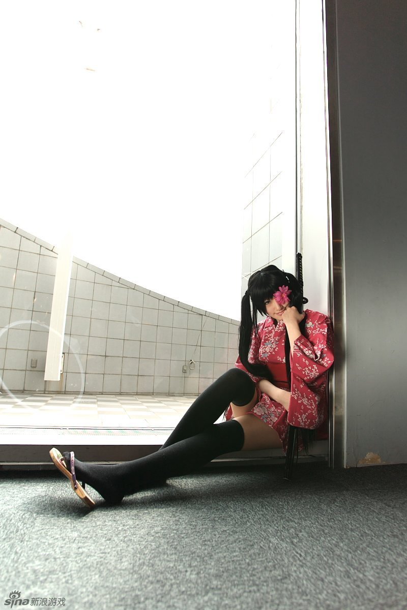 沙谷酱cos回顾:《银魂》女装柳生九兵卫