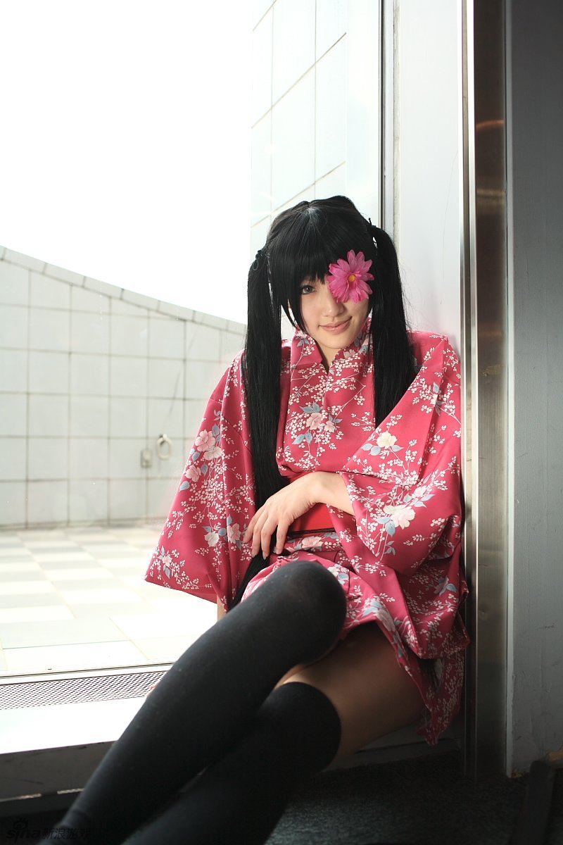 沙谷酱cos回顾:《银魂》女装柳生九兵卫