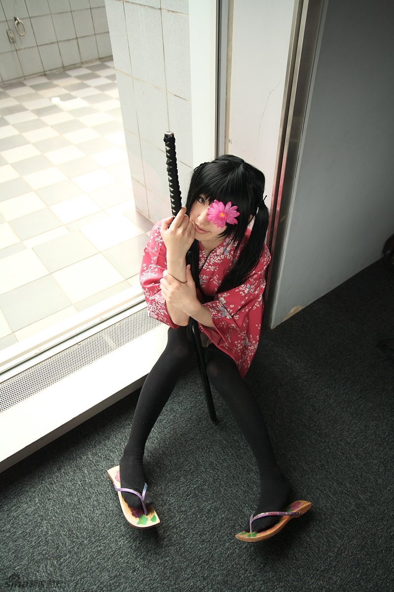 沙谷酱cos回顾:《银魂》女装柳生九兵卫