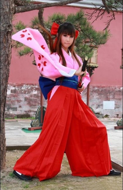 《樱花大战》真宫寺樱粉红衣cos 06