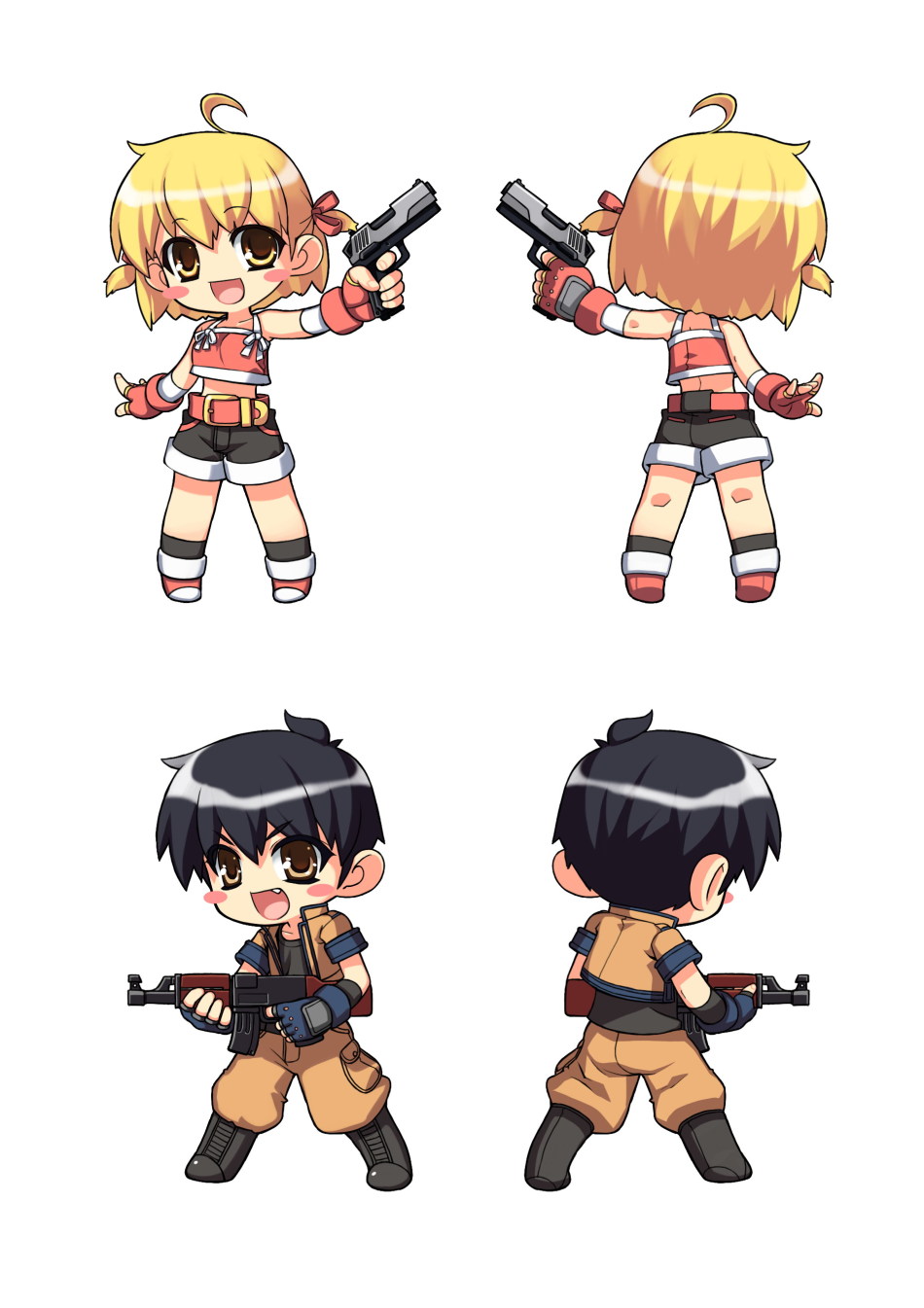 《纸片人》游戏原画