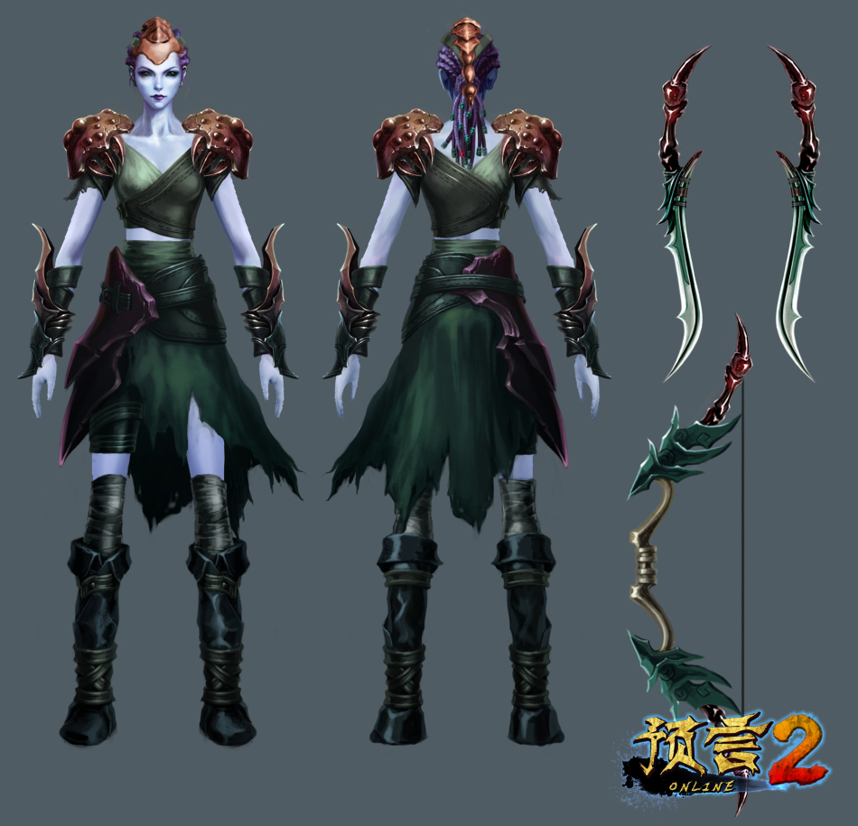 《预言2》游戏原画