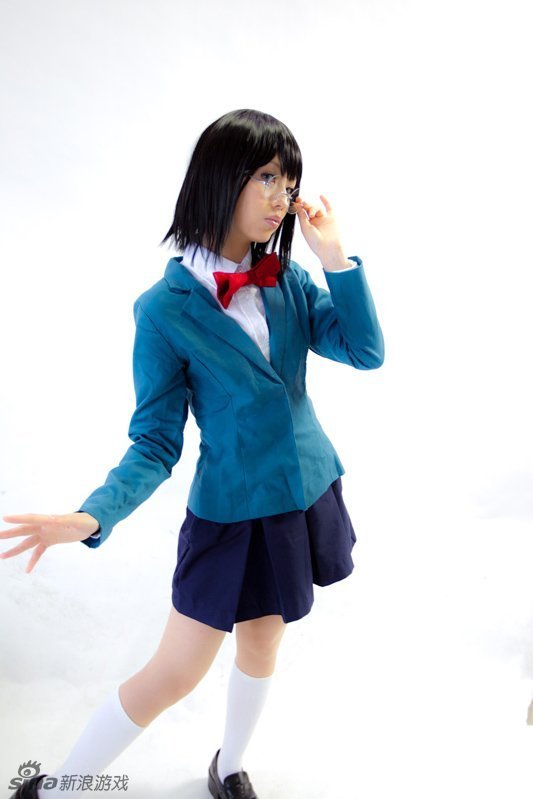 《无头骑士异闻录》爆乳眼镜娘园原杏里cos