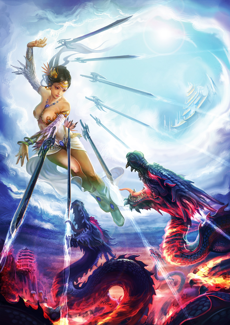 剑灵系统概念原画