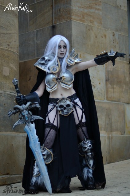 魔兽世界女版阿尔萨斯巫妖王