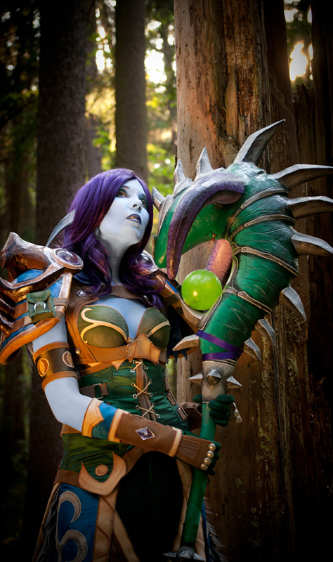 魔兽世界暗夜德鲁伊t9套装cosplay