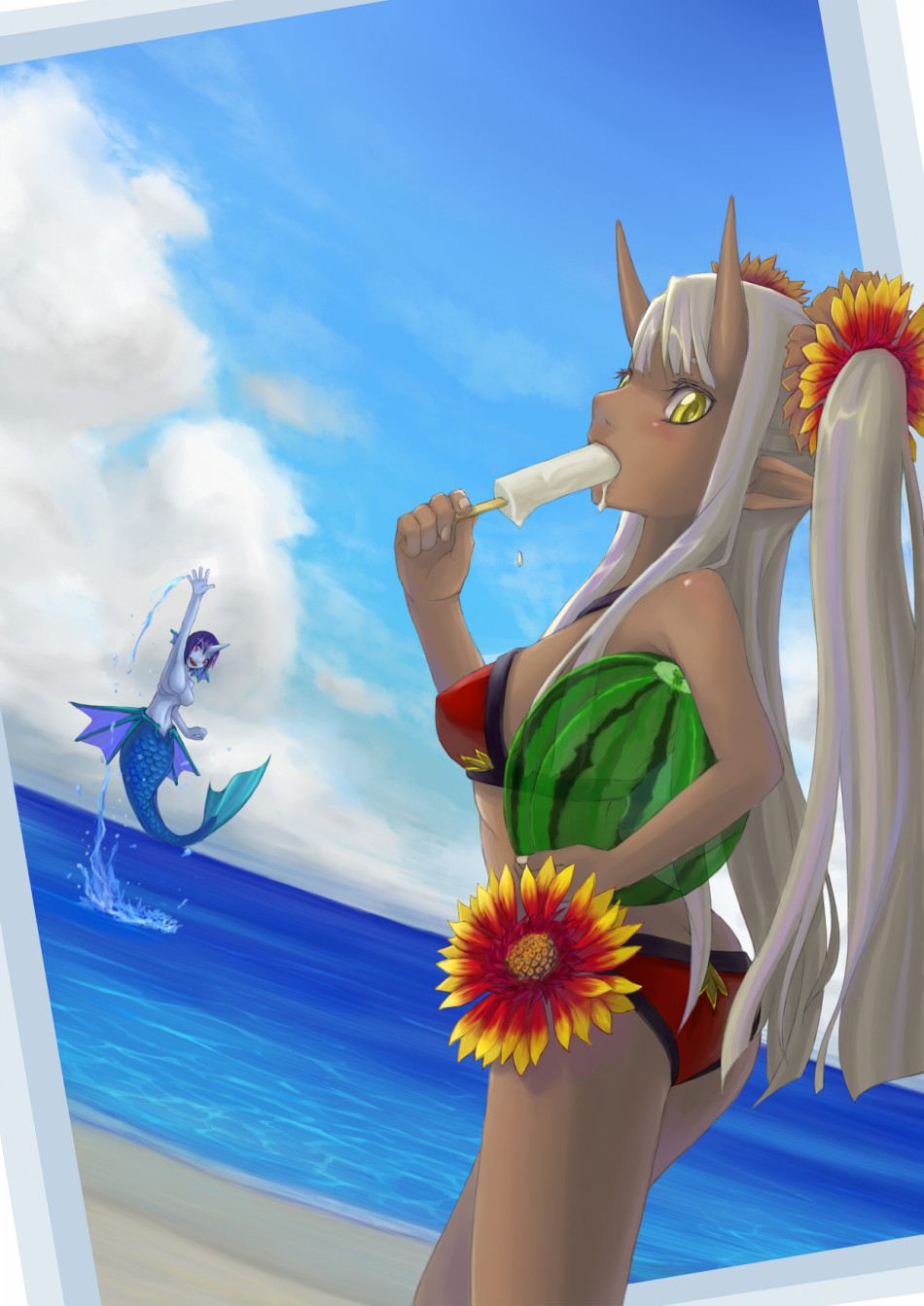 二次元比基尼美少女