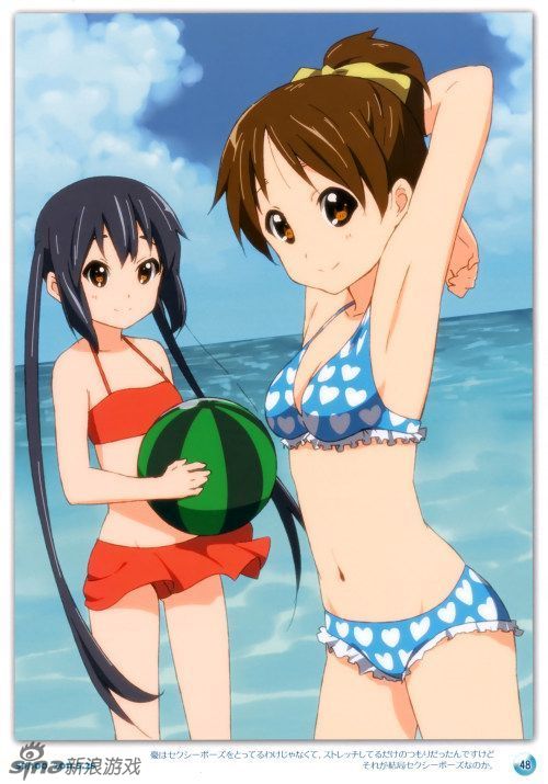 水边的可爱梓喵中野梓泳装图集欣赏