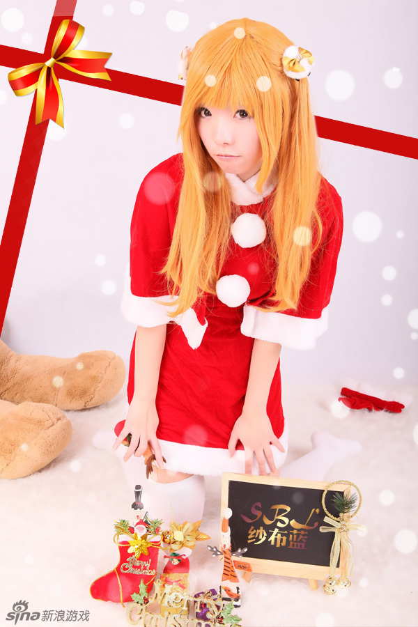 纱布蓝-圣诞贺图