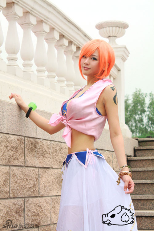 野猪桃桃宝海贼王娜美cosplay