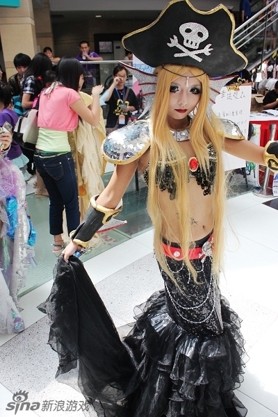 水谷零数码宝贝人鱼兽cosplay