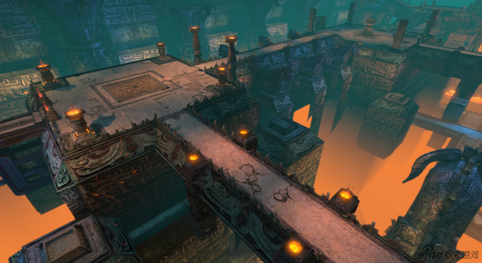 《风云传奇》场景原画场景渲染