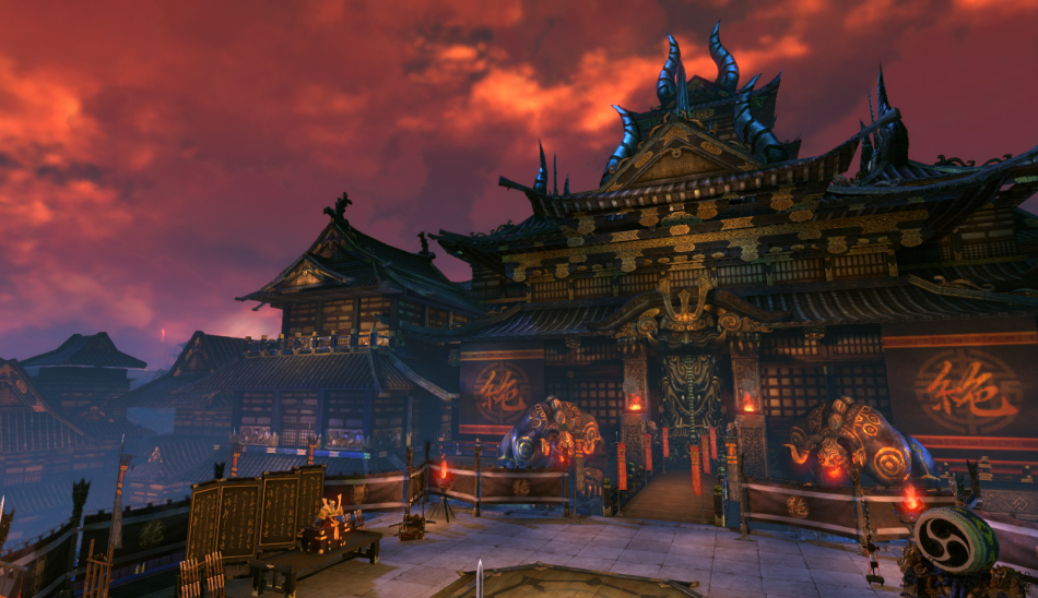 《风云传奇》场景原画场景渲染