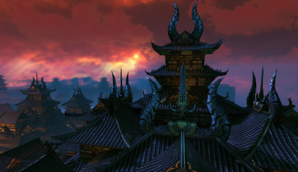 《风云传奇》场景原画场景渲染