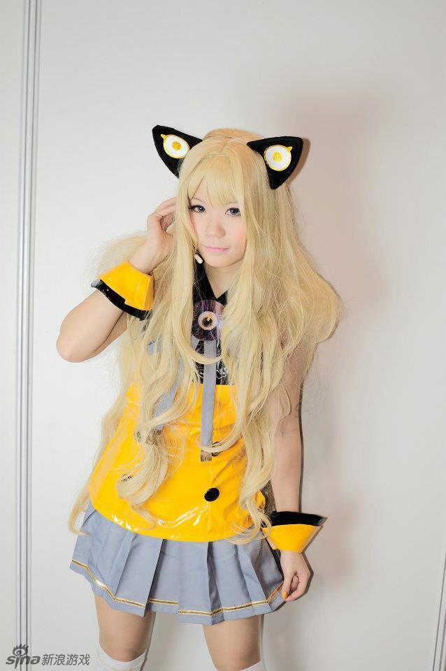 台系小女生初音未来3cosplay