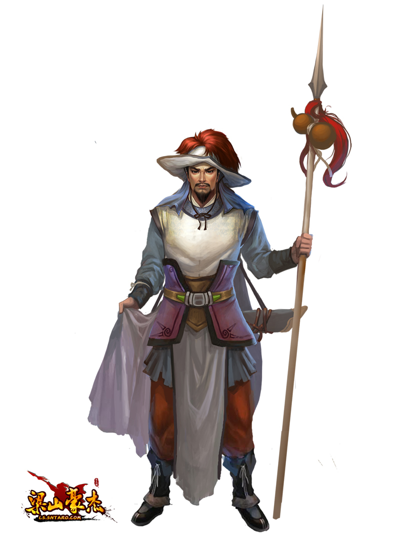 《梁山豪杰》游戏原画