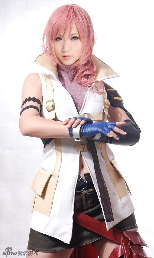 美歪《最终幻想13》cosplay