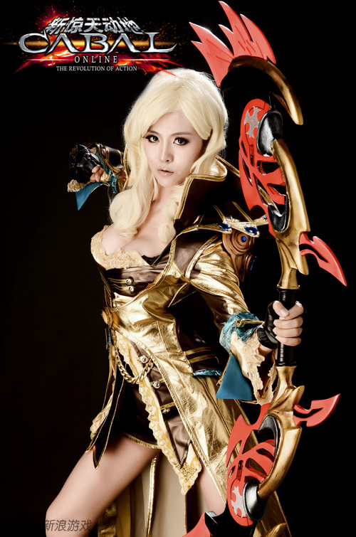 魅惑午夜 《新惊天动地》女弓箭手绝美cos