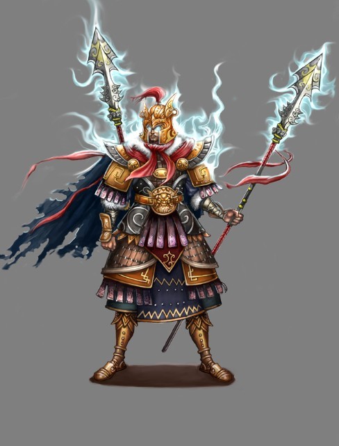 图8 武勇营双枪兵