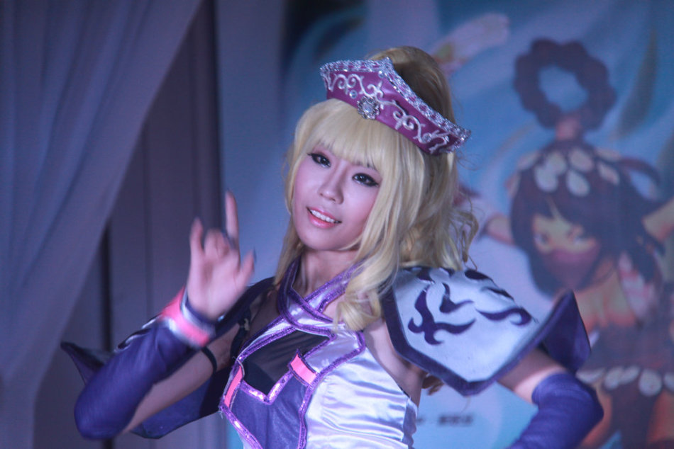 《龙之谷》新职业舞娘发布会现场