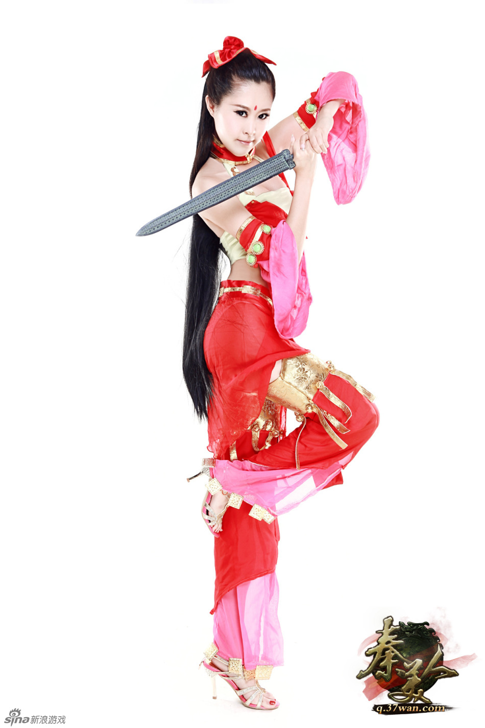 梦溪古装cos《秦美人》美蚕娘