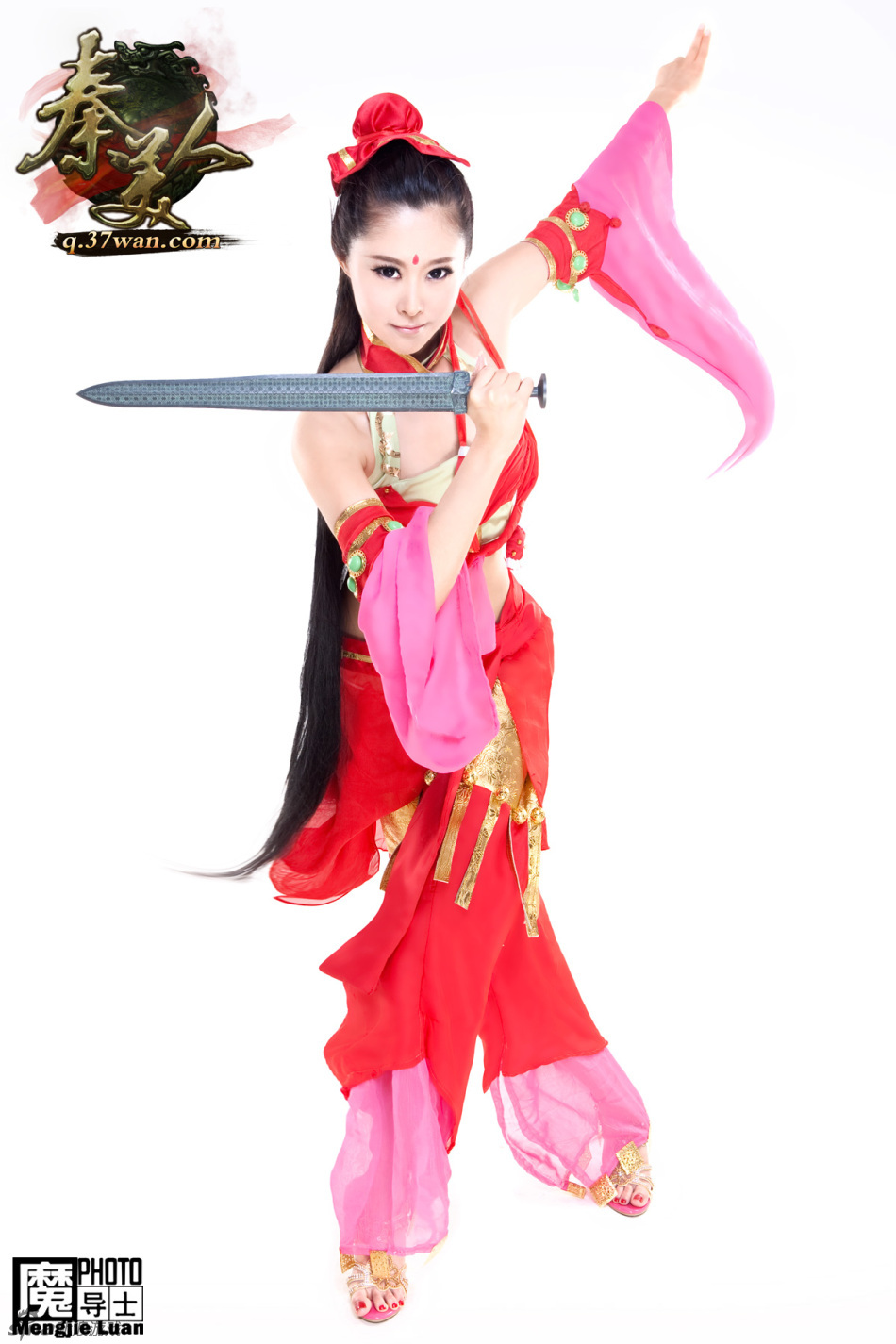 梦溪古装cos《秦美人》美蚕娘