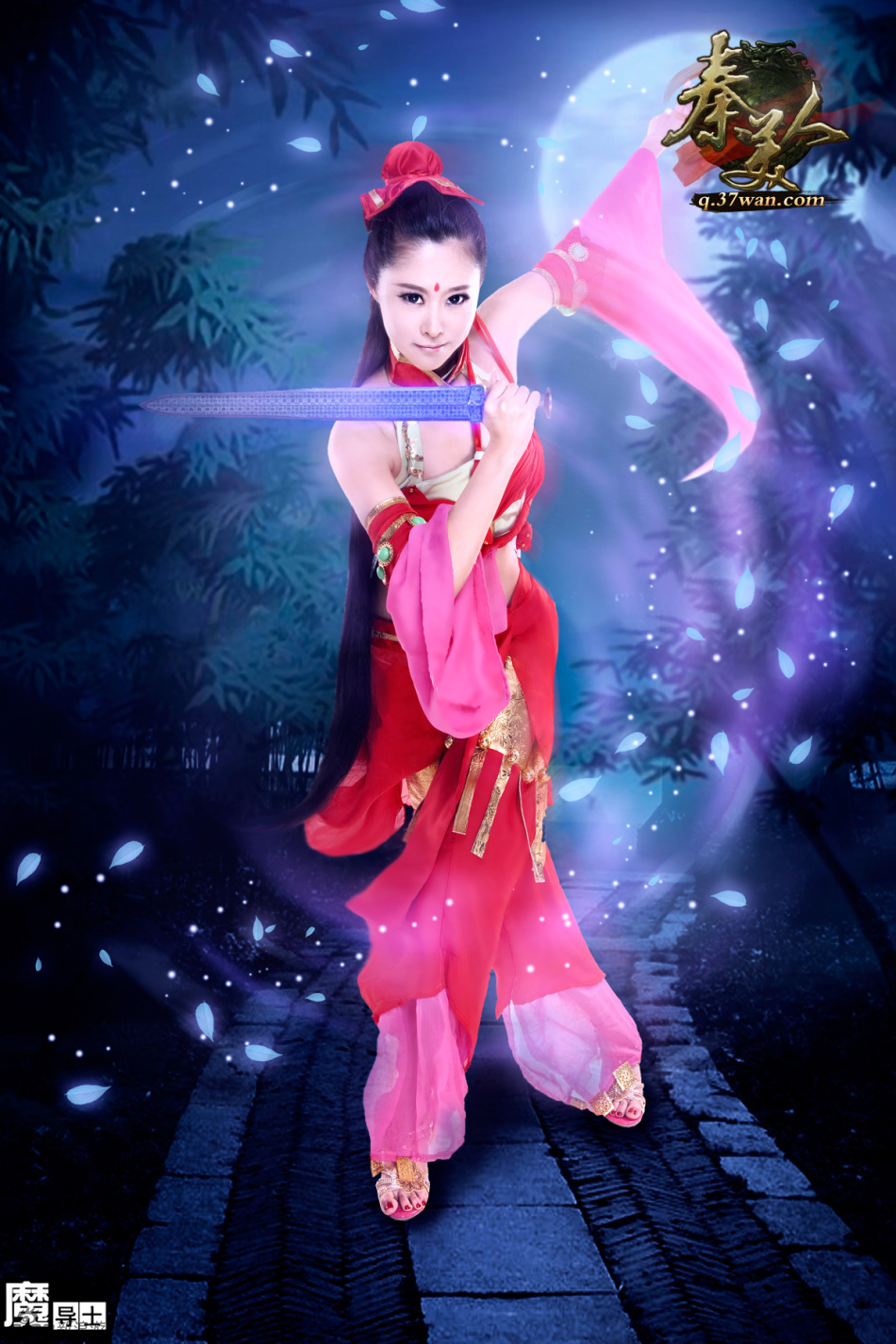 梦溪古装cos《秦美人》美蚕娘