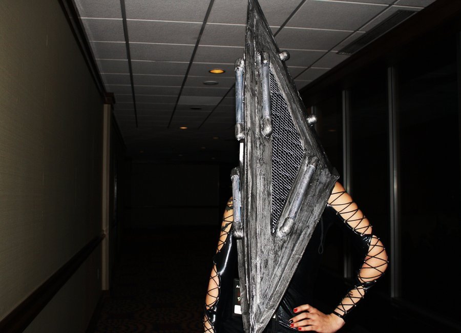 寂静岭女版三角头cos黑丝网袜性感血腥