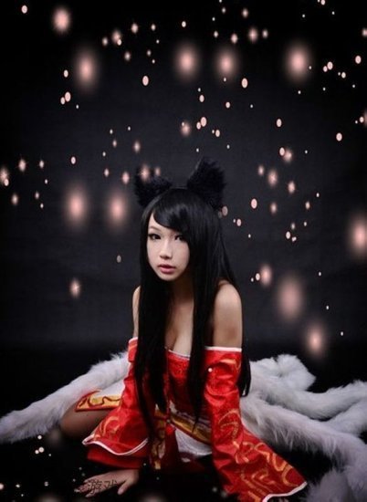 人人都爱性感萌娘 lol九尾妖狐cos