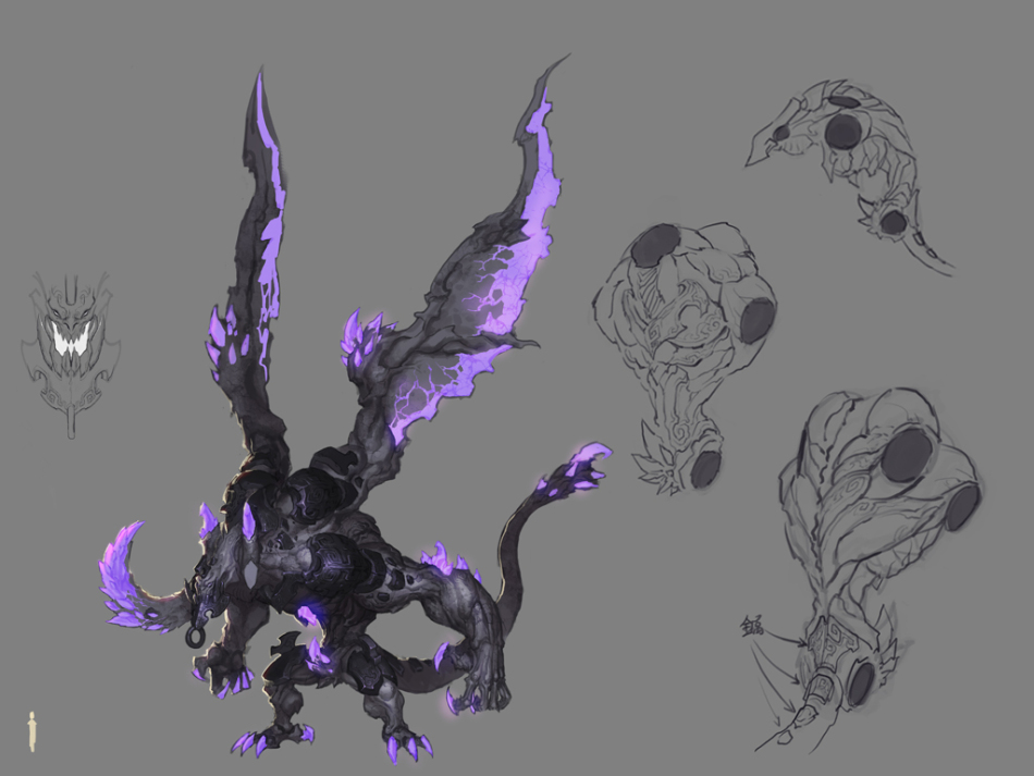 《金刚之臃游戏怪物原画