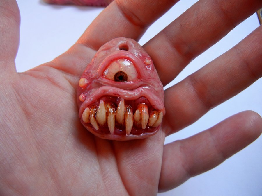 妹纸创意:马里奥重口食人花