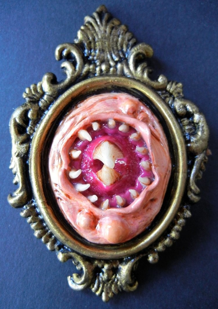 妹纸创意:马里奥重口食人花