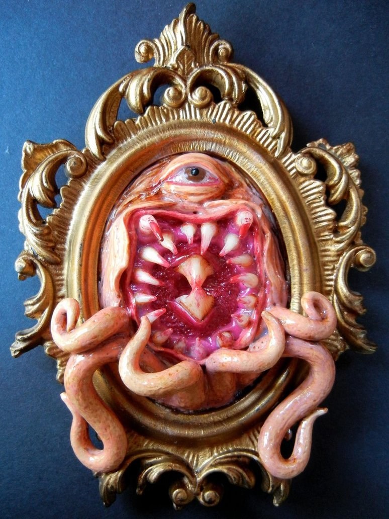 妹纸创意:马里奥重口食人花