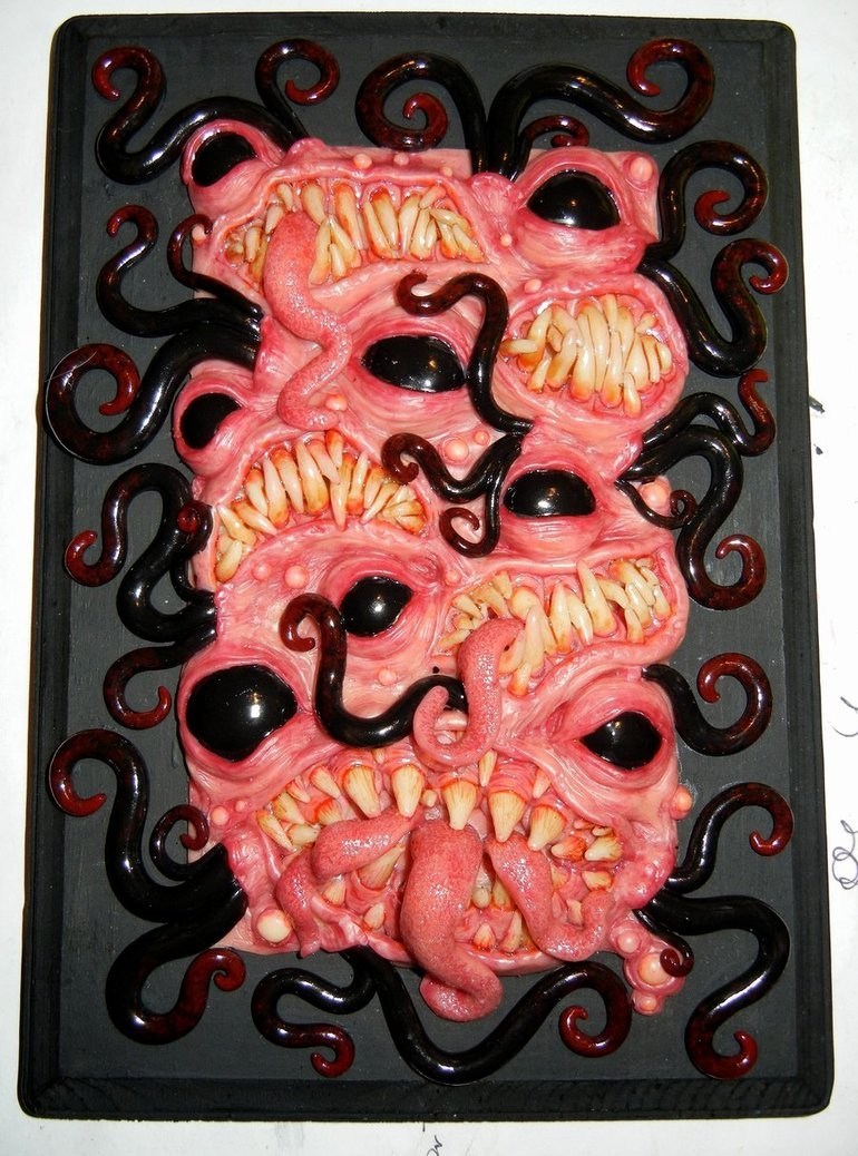 妹纸创意:马里奥重口食人花