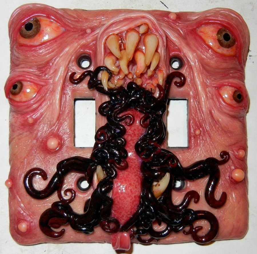 妹纸创意:马里奥重口食人花