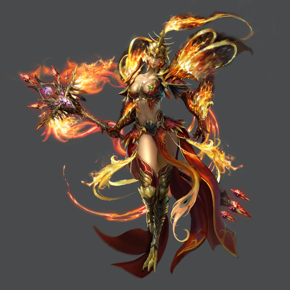 《新龙之传奇》游戏原画