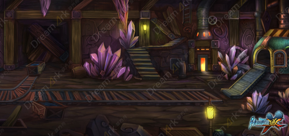 场景原画_地鼠矿洞副本