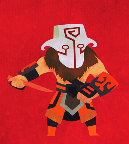 dota2水友原创作品q版英雄和谐篇