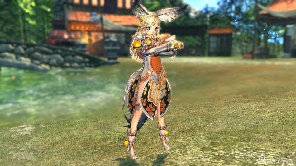 剑灵时装展之npc出售时装 春意盎然