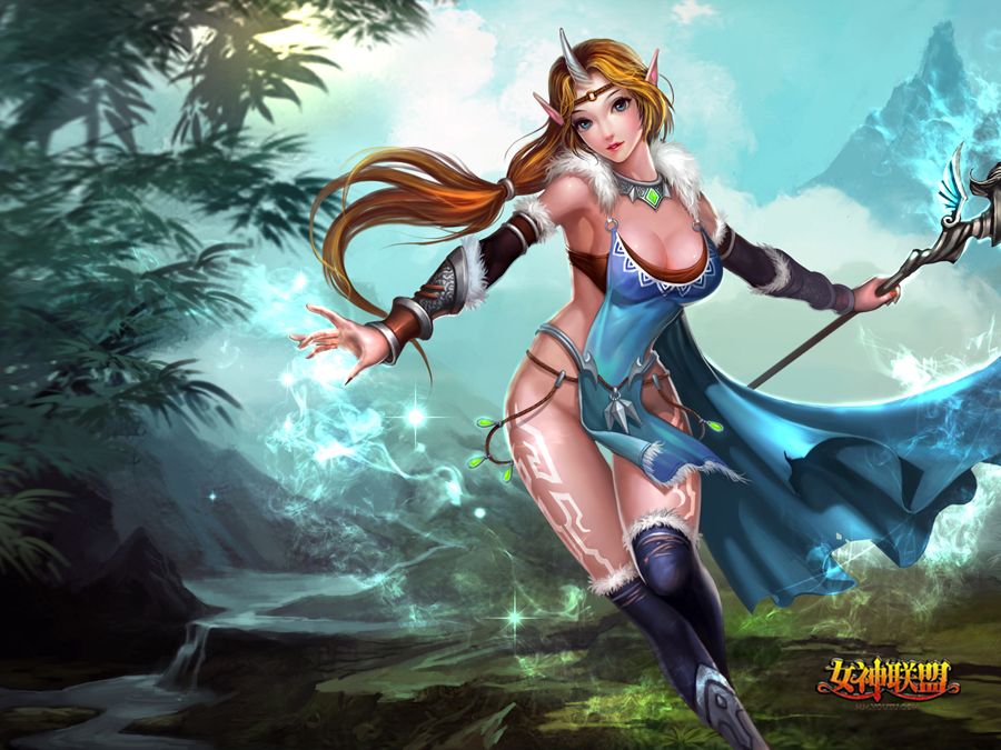 《女神联盟》女神性感壁纸