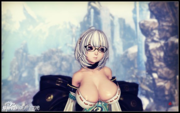 太胸险剑灵朱莉亚模型大胸脯妹纸