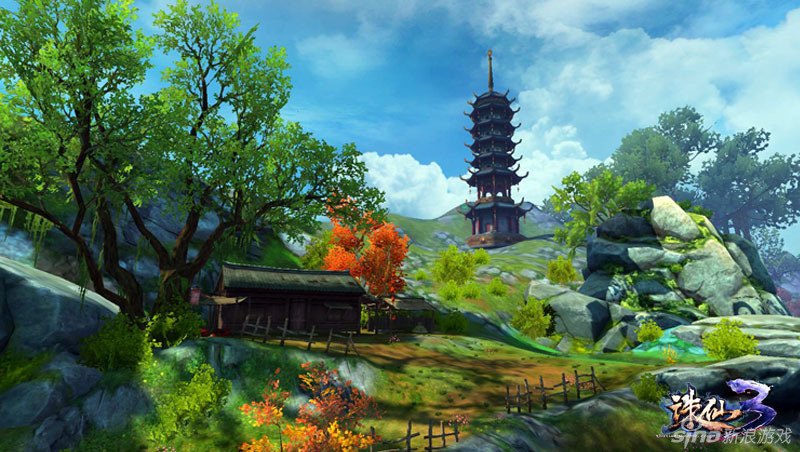 《诛仙3》新老游戏截图对比