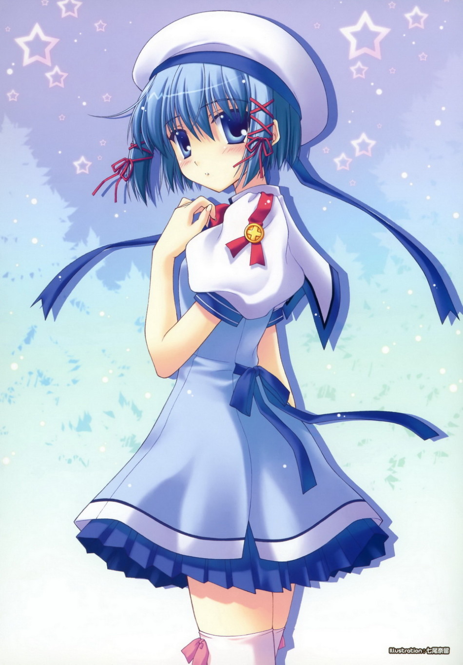 二次元萌妹超诱惑白丝美图