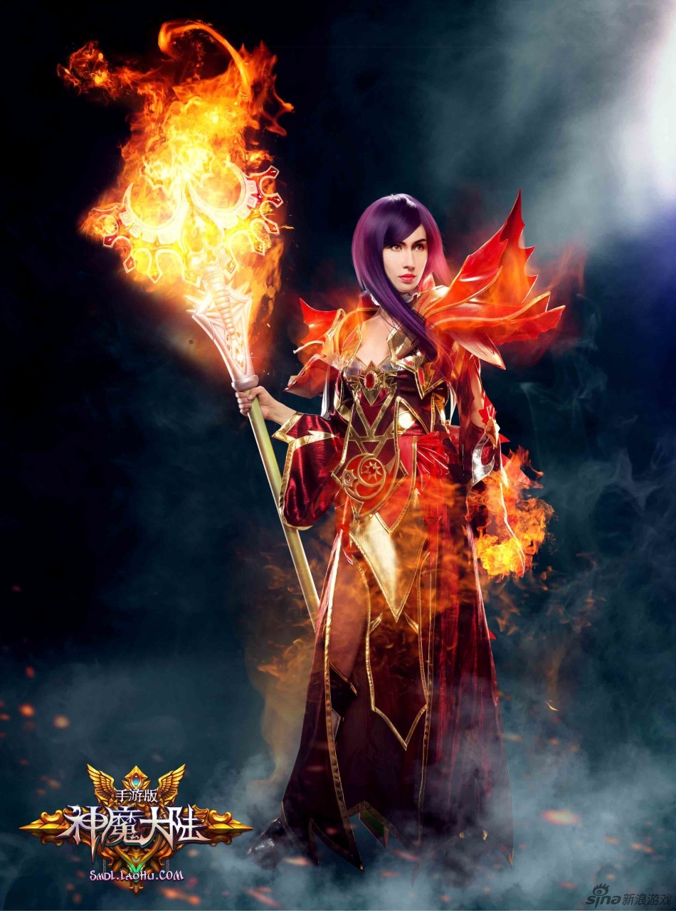> 《神魔大陆》壁纸五大角色